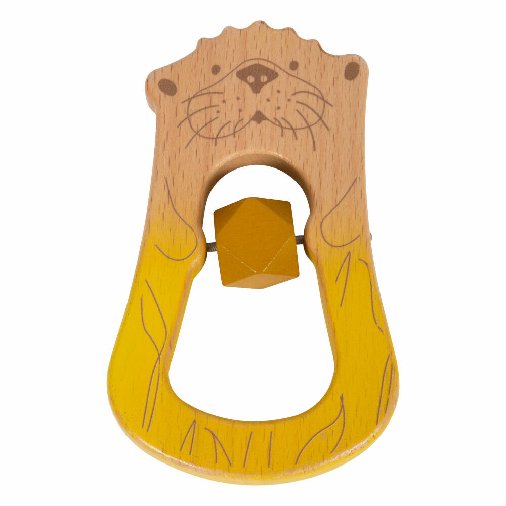 Legler Baby Spielzeugset Seaside 3-tlg., Rassel, Greifling, Babytuch, Holz, Baumwolle, 12326