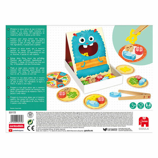 Jumbo Spiele GOULA Hungriges Monster, Kinderspiel, Familienspiel, Kinder Spiel, 53172