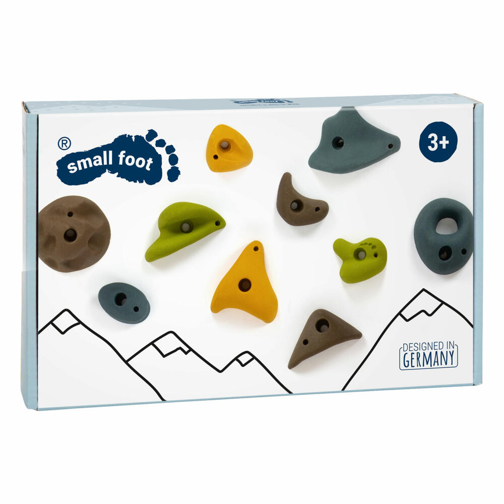 Legler Klettersteine Adventure 10-tlg., Kletterelemente für Kletterwand, Metall, 12311