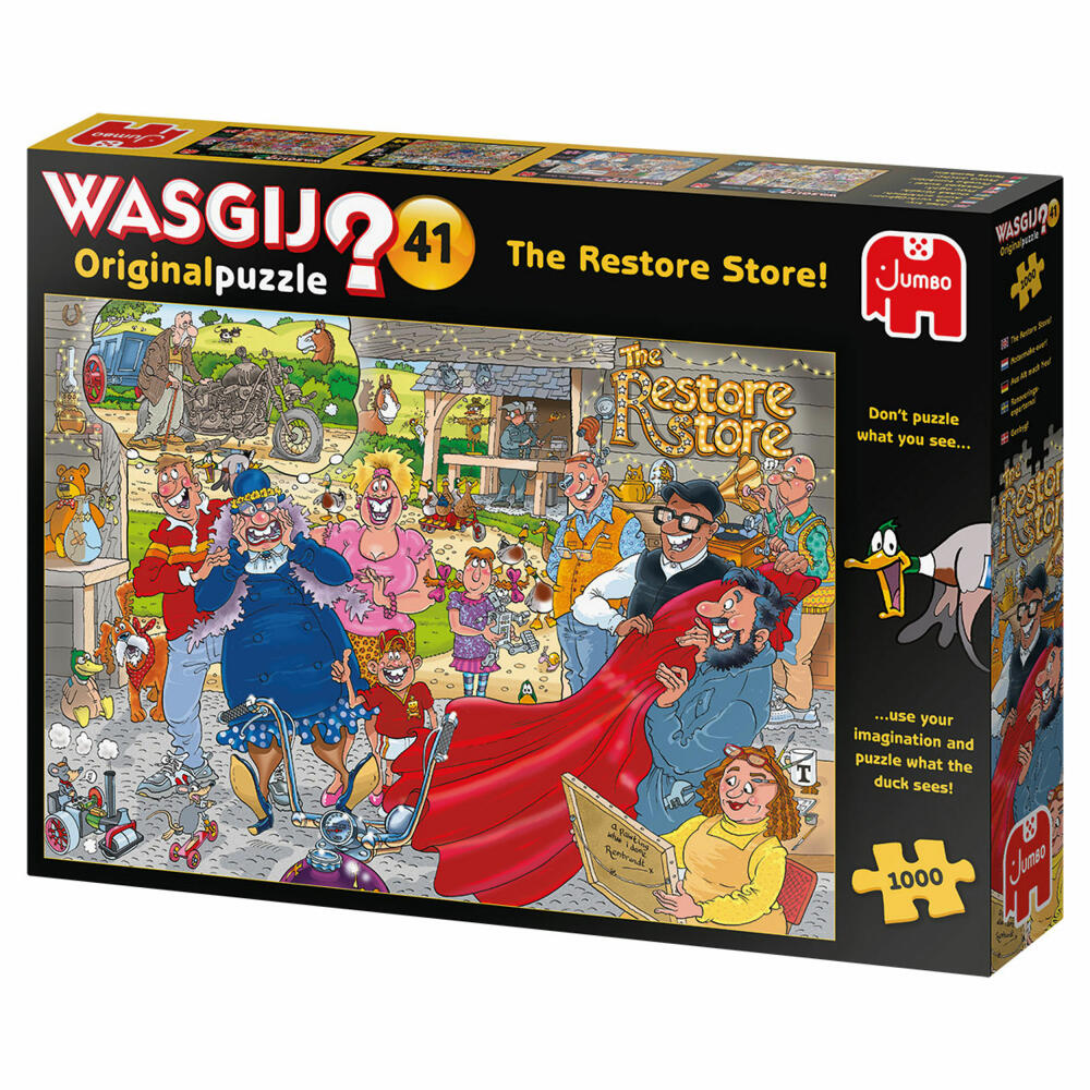 Jumbo Games Wasgij Original 41 - From Old to New!, Puzzle, Adult Puzzle, Puzzle Game, 1000 Pieces, 25020