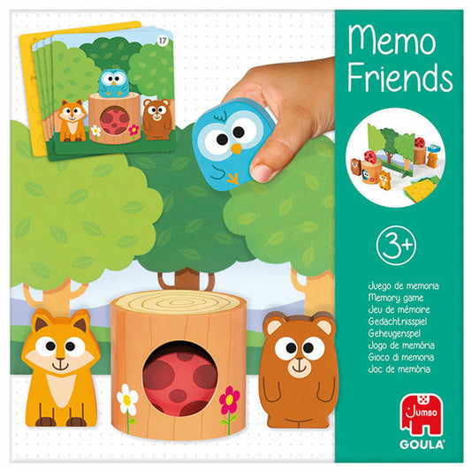 Jumbo Games GOULA Memo Game, Memo Game, Children's Game, Children's Game, Wooden Toy, Toy, 53171