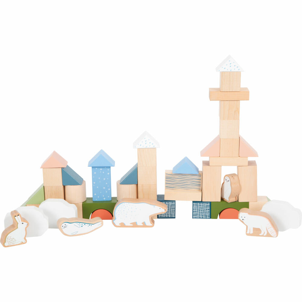 Legler Small Foot wooden building blocks Arctic, building blocks, 50 pcs., from 12 months, 12443