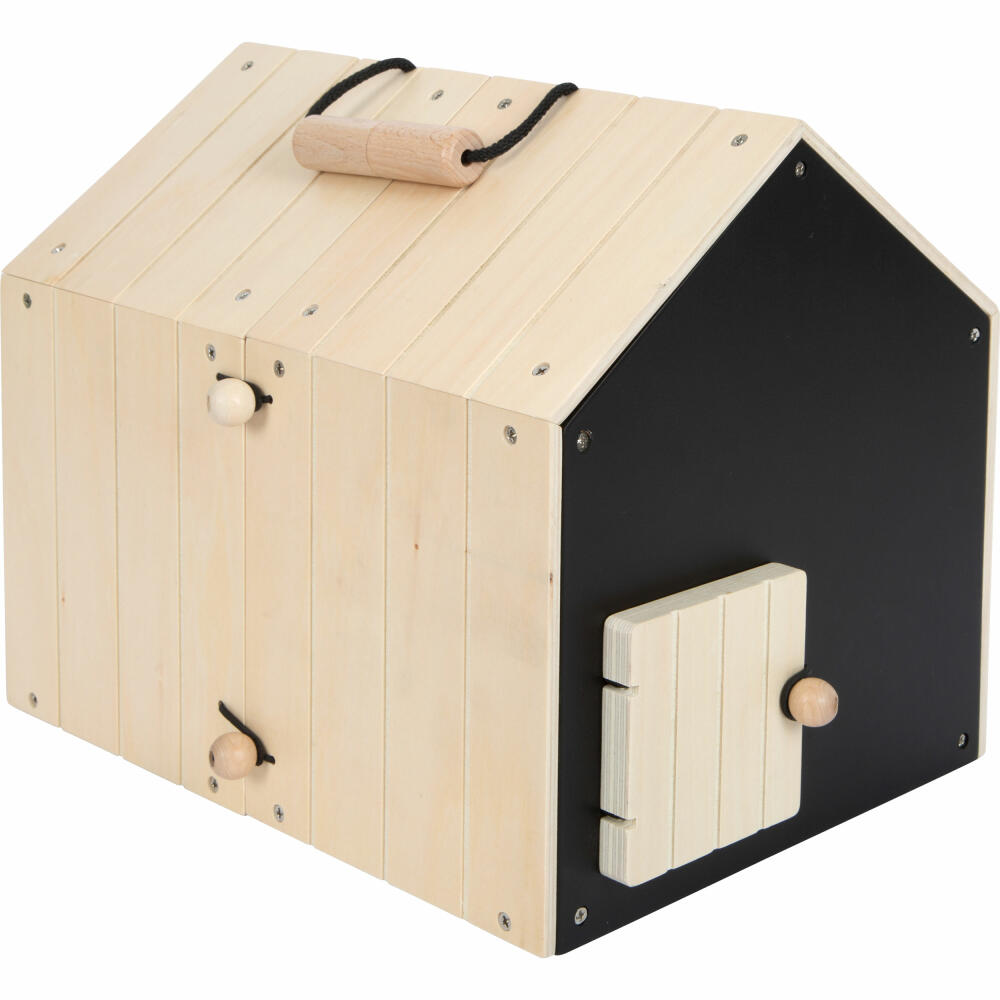 Legler Small Foot Hasenstall mit Auslauf, Spielzeug, mit Plüschhase, ab 3 Jahren, 12399