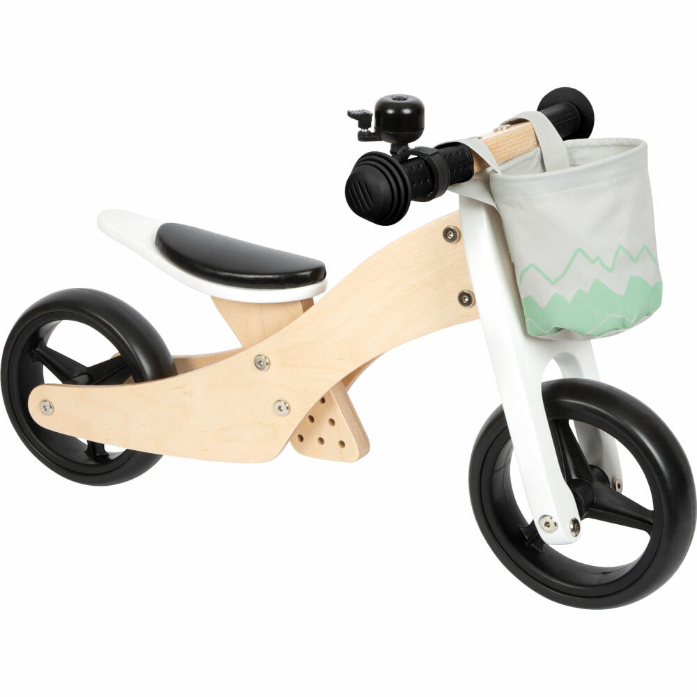 Legler Small Foot Balance Bike and Tricycle Sage Green, Adjustable, from 12 months, 12414