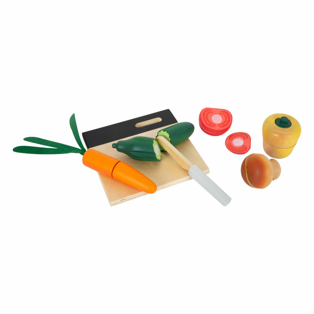 Legler Schneide-Set Gemüse fresh, Kaufladen-Spielzeug, Zubehör, Holz, 12329