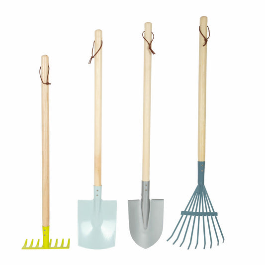 Legler Small Foot garden tool set, 4-piece play tool set, ages 3 and up, 12389