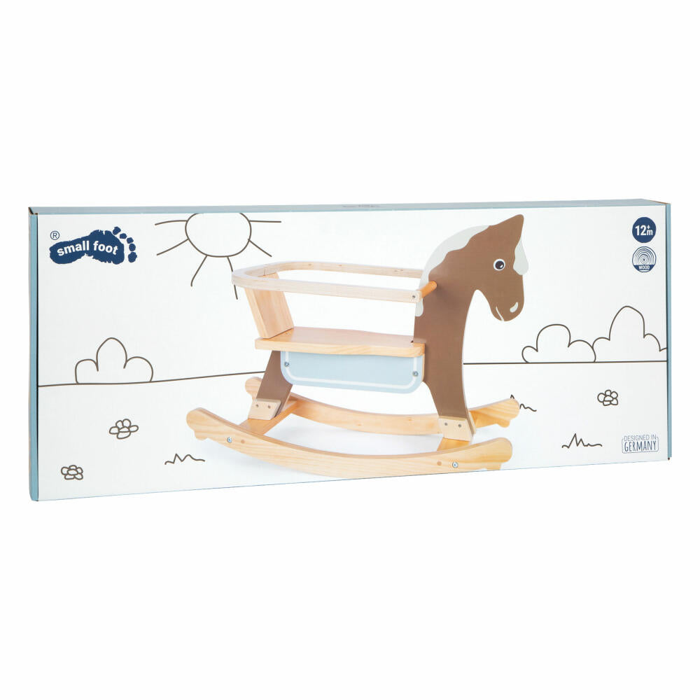Legler rocking horse with seat ring, rocking toy, wooden horse, wood, from 12 months, 12291