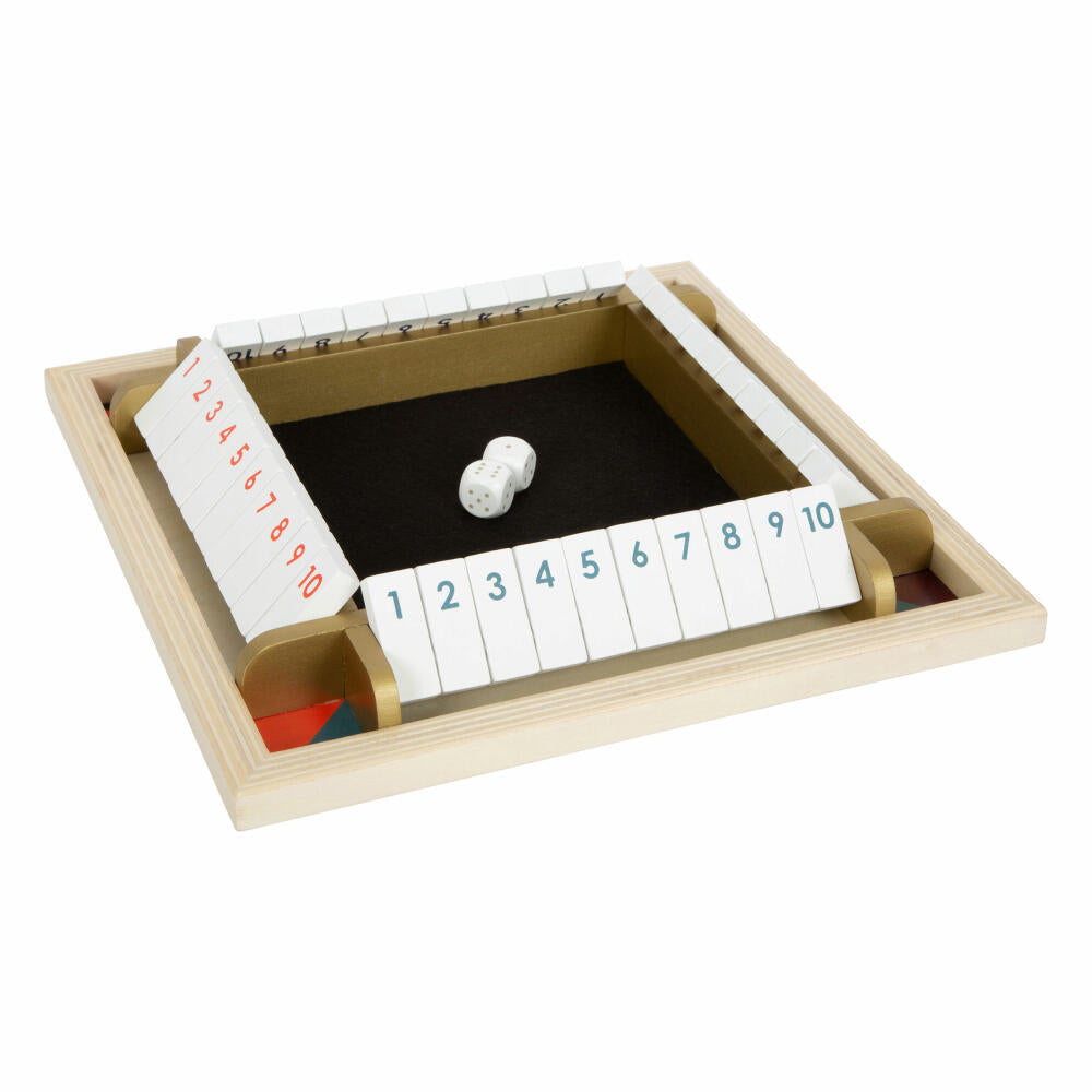 Legler Dice Game Shut the Box Gold Edition, Board Game, Ages 6+, 12364