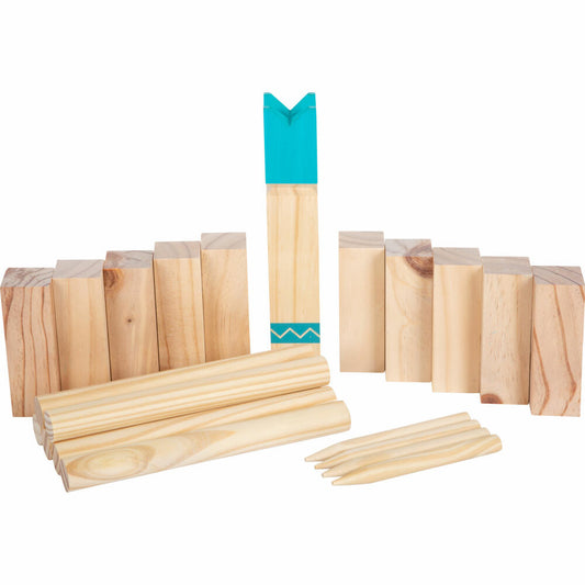 Legler Small Foot Wikingerspiel Kubb kompakt Active, Wurfspiel, ab 5 Jahren, 12401