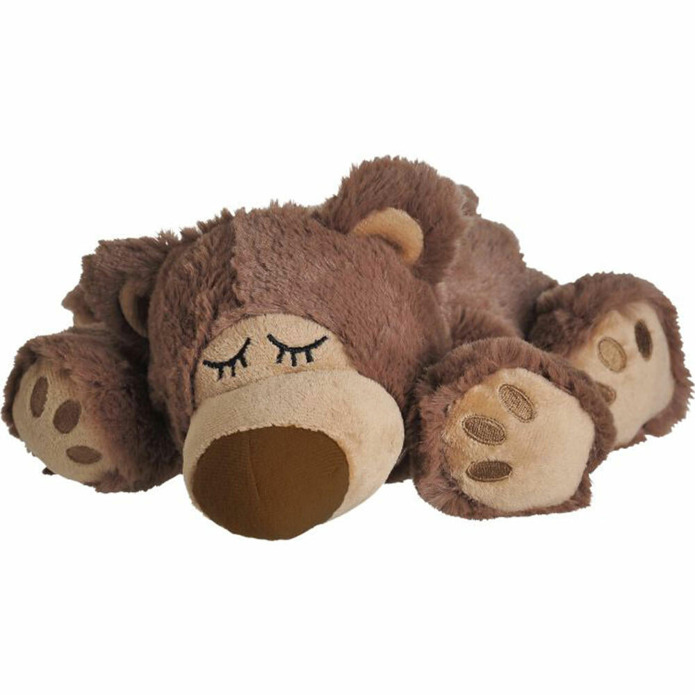 Warmies Sleepy Bear Brown, warming toy, heat cushion, stuffed animal, warming stuffed animal, lavender-millet mixture, 01058