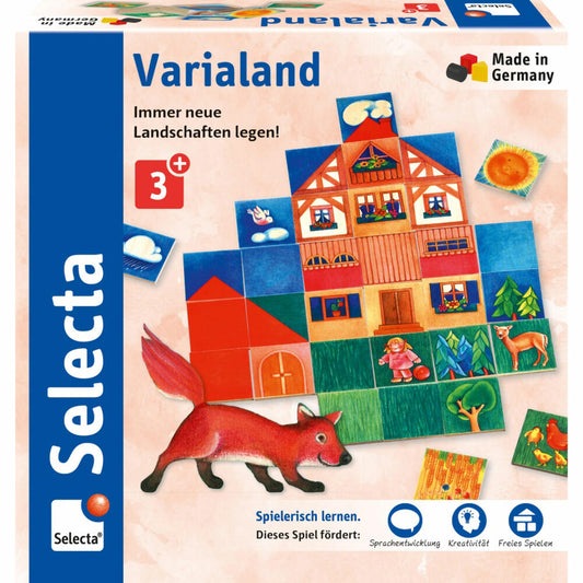 Selecta Varialand, revision, laying game, children's game, wooden toy, children, 63021