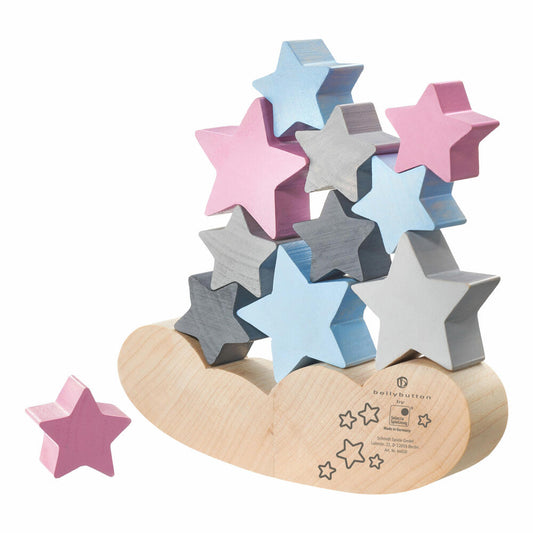 Selecta bellybutton starry sky, stacking game, balancing game, balance, stacking game, wooden toy, 64020