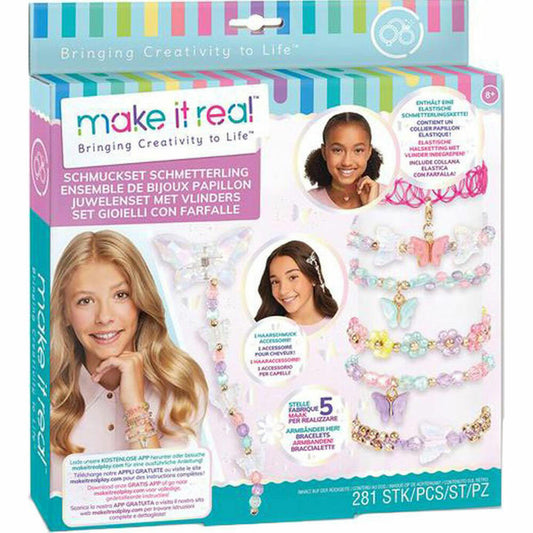 Make it real butterfly jewelry set