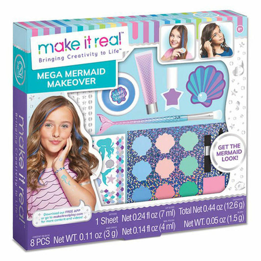 Make it real mermaid. Beauty set