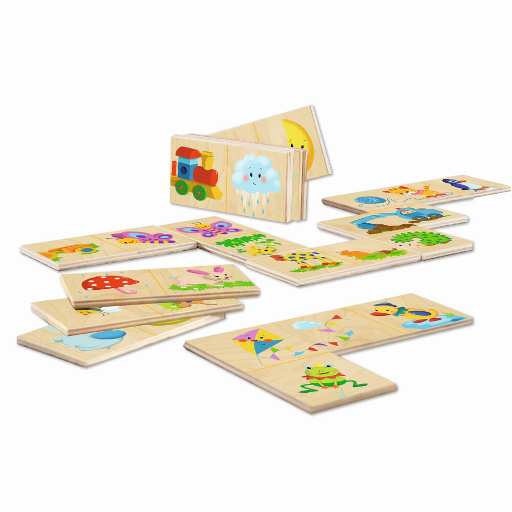 Selecta Bilderschlange, Legespiel, Lernspiel, Kinderspiel, ab 2.5 Jahren, 20 Teile, 63024