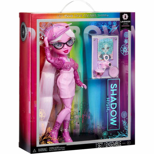 Rainbow High Shadow High Fashion Doll Lavender Lynne Lila, Fashion Doll, Dress-up Doll, Doll, 592815EUC