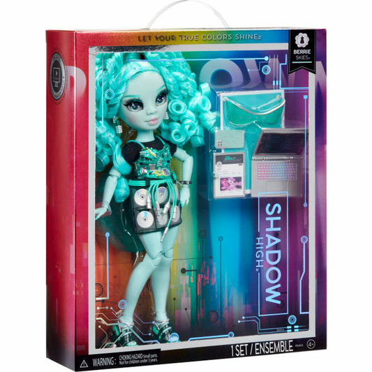Rainbow High Shadow High Fashion DollBerrie Skies Green, Fashion Doll, Dress-up Doll, Doll, 592808EUC