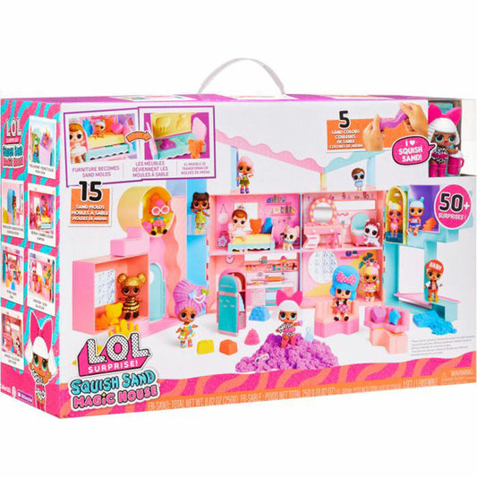 LOL Surprise Squish Sand Magic House, with Collectible Doll, Play Doll, Doll, Playset, 593218EUC