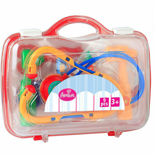 Amia doctor's case with accessories, 9 pieces