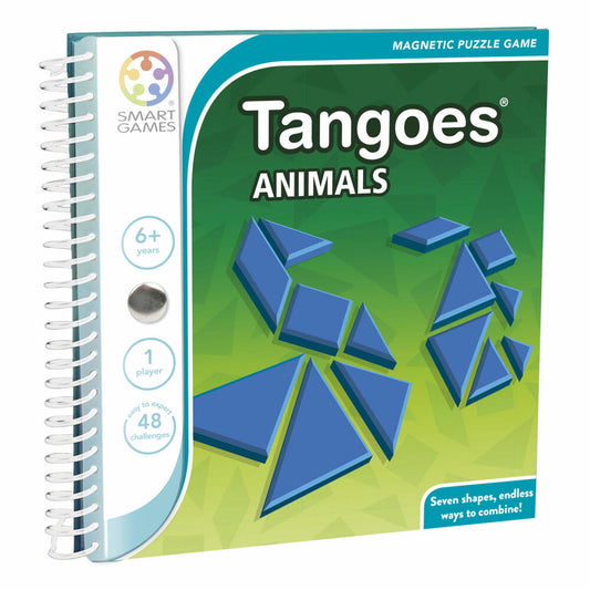 Smart Games Magnetic Travel Games Tangoes Animals, Travel Game, Children's Game, Children's Game, from 6 years, SGT 121-8