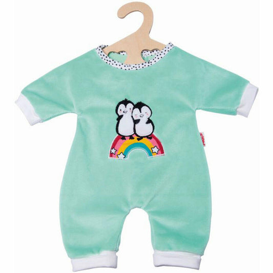 Heless Fluffy Doll Romper Penguin Dots, Size 35-45 cm