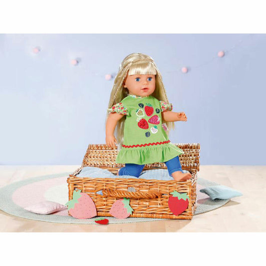 Zapf Dolly Moda Shirt + Leggings Strawberries 43