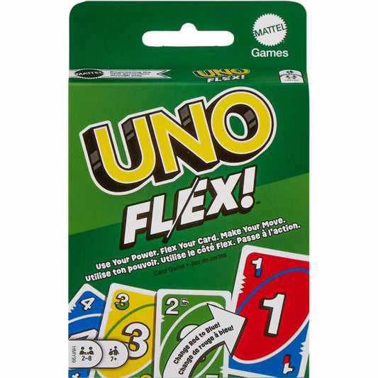Mattel UNO Flex, card game, board game, family game, ages 7 and up, HMY99