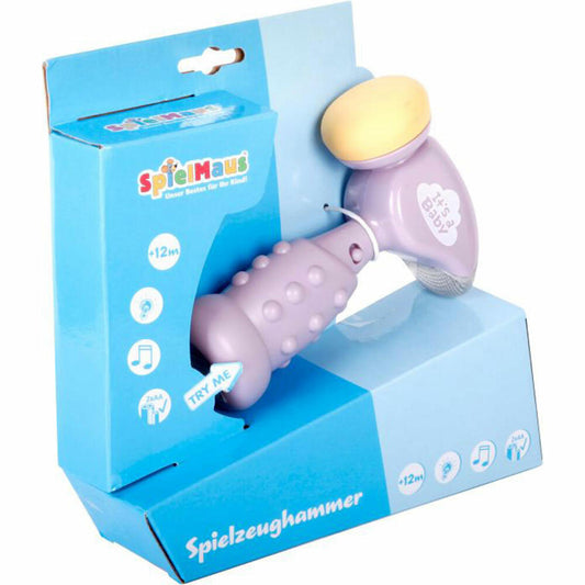 SpielMaus Baby Toy Hammer with Light &amp; Sound