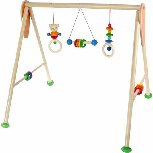 Hess play trapeze bear Henry, wood, height adjustable, approx. 62x57x55 cm