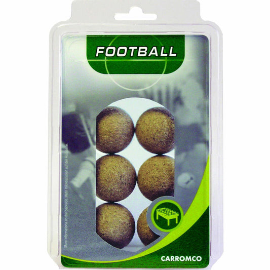 carromco soccer balls, 6 x cork in blister