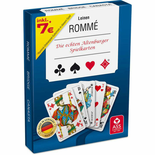 ASS Altenburger ASS Rommé linen, French picture. Card game