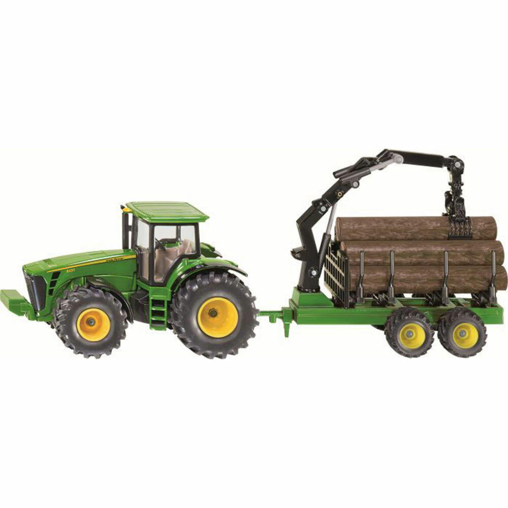 SIKU 1954 Tractor with Forest Trailer 1:50