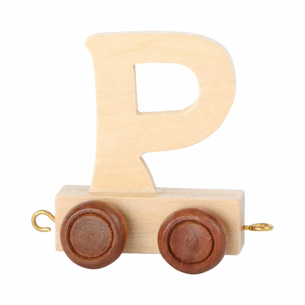 Legler small foot design letter train wood P, 7475