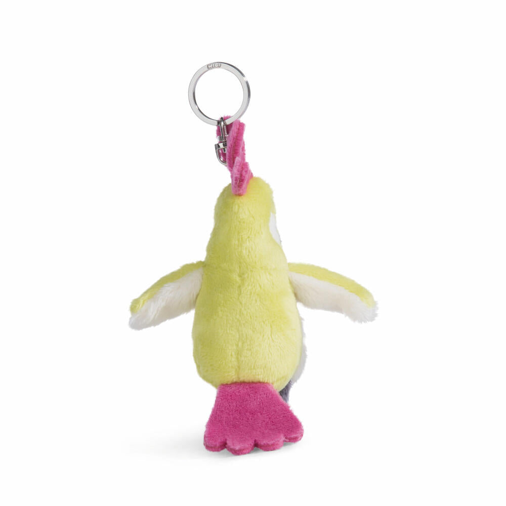 NICI Green Spring Summer Kakadu Jaya Schlüsselanhänger, Schlüssel Anhänger, Glücksbringer, 10 cm, 48951
