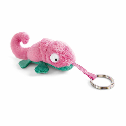 NICI Spring Summer Chamäleon Candymon Schlüsselanhänger, Schlüssel Anhänger, Glücksbringer, Pink, 8 cm, 48962