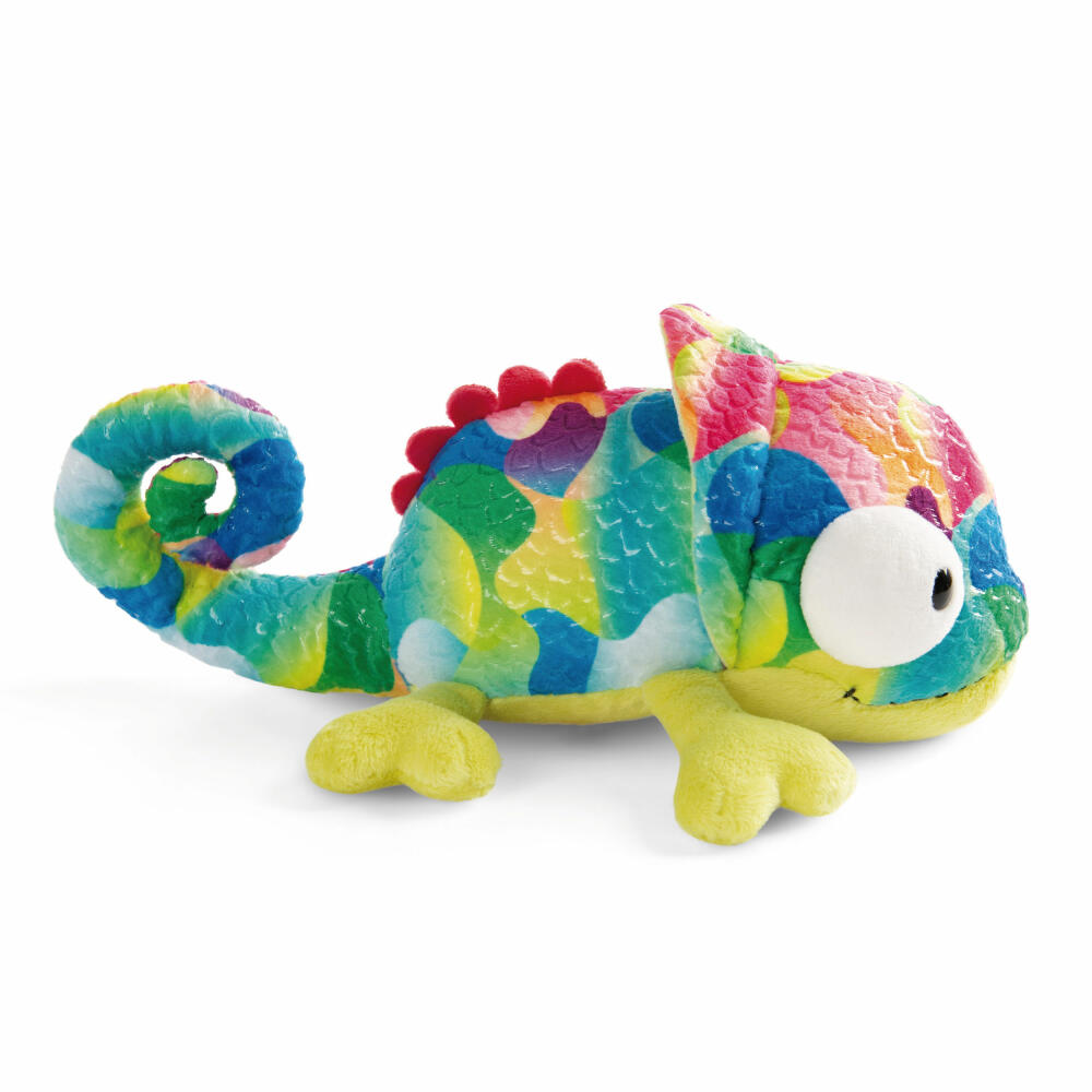 NICI Green Spring Summer Chamäleon Candymon Liegend, Kuscheltier, Plüschtier, Stofftier, 25 cm, 48958