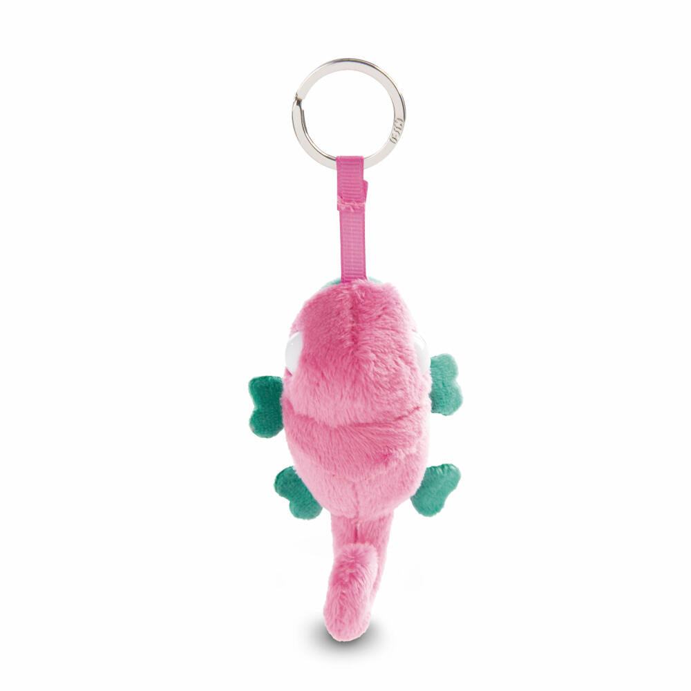 NICI Spring Summer Chamäleon Candymon Schlüsselanhänger, Schlüssel Anhänger, Glücksbringer, Pink, 8 cm, 48962