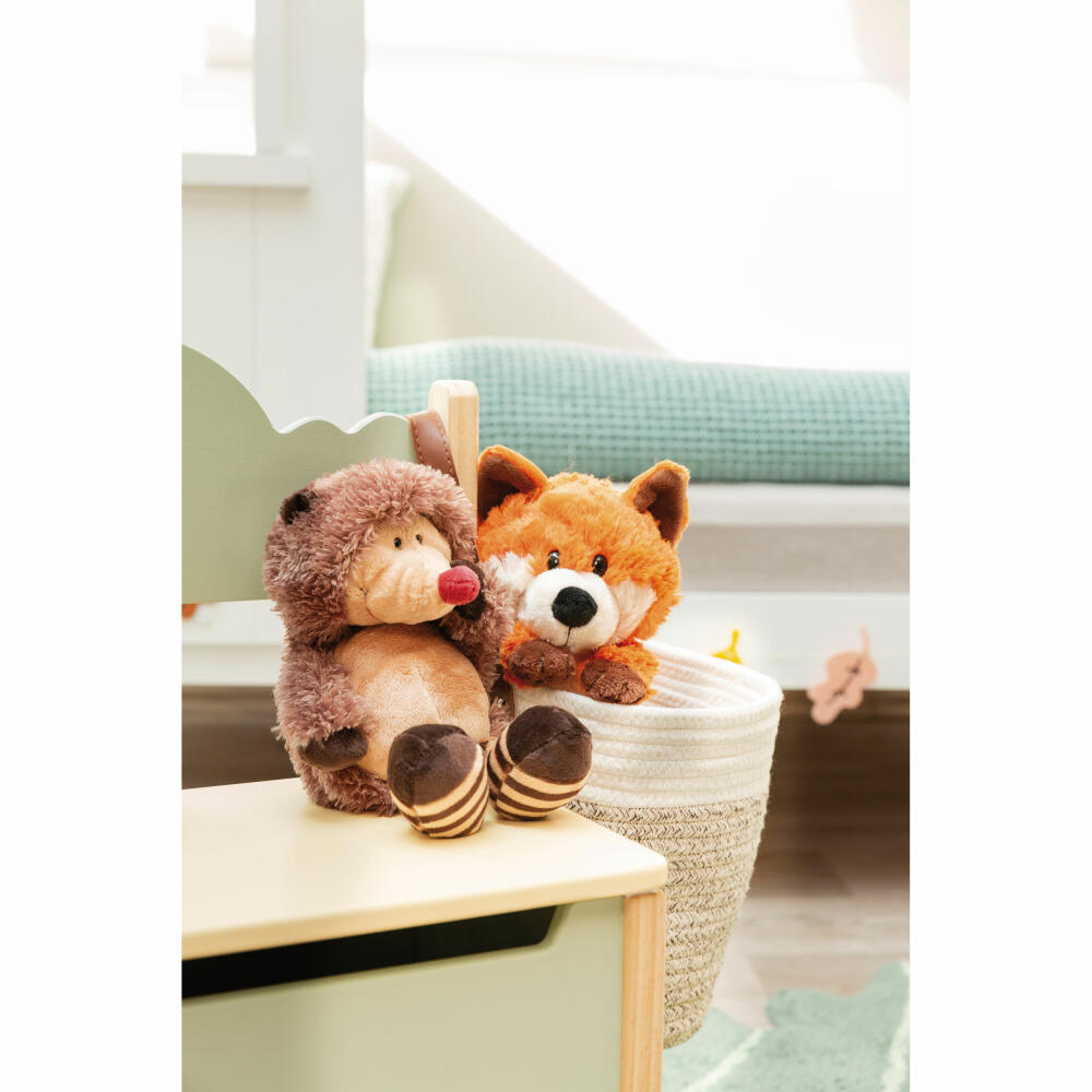 NICI Forest Friends Hedgehog Hetch Hogan Dangling, Cuddly Toy, Plush Toy, Stuffed Toy, 25 cm, 49152