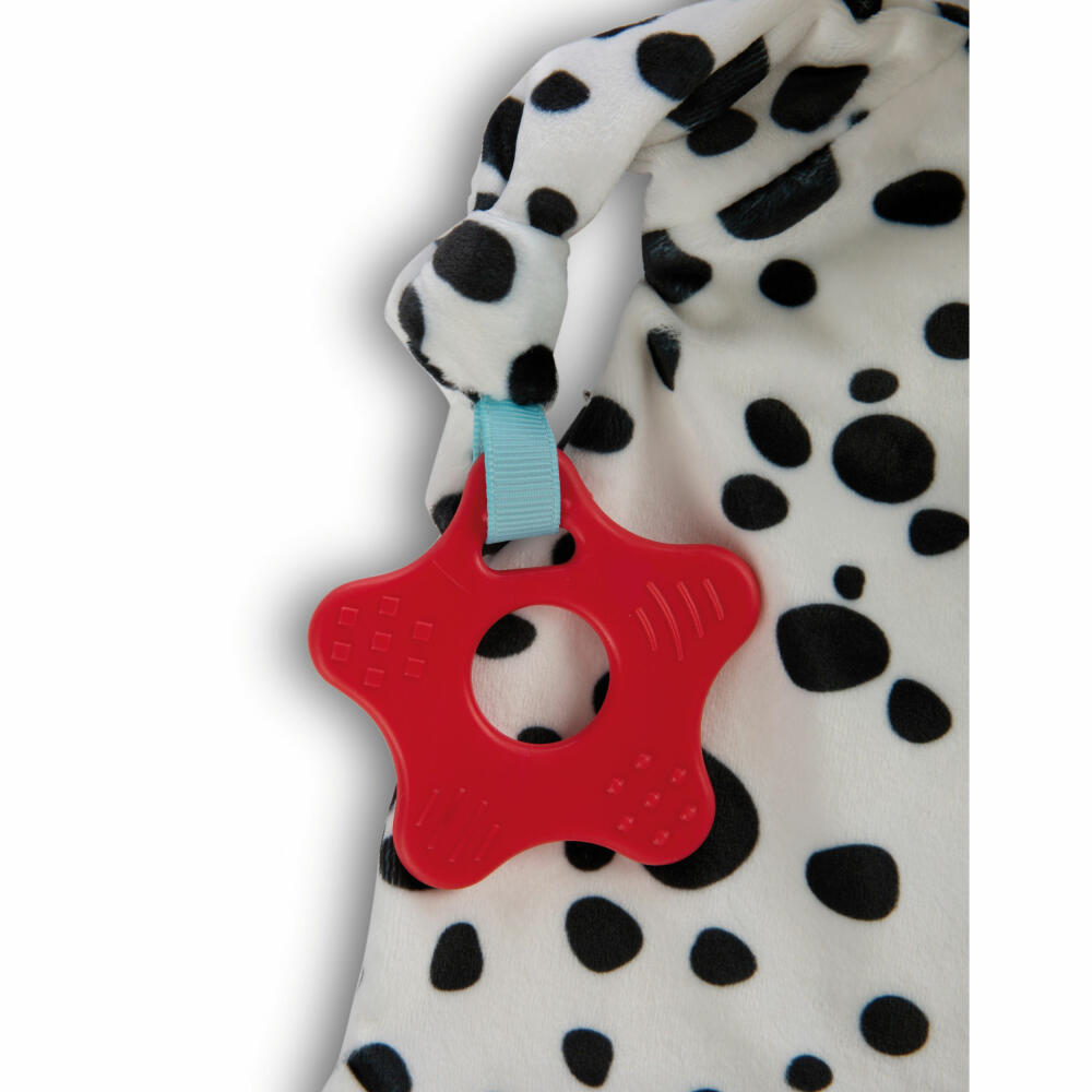 NICI My First NICI Schmusetuch Dalmatiner, Schnuffeltuch, Kuscheltuch, Polyester, 25 x 25 cm, 48896