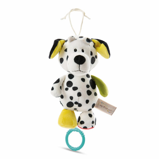 NICI My First NICI Spieluhr Dalmatiner, Musikuhr, Einschalfhilfe, Kuscheltier, Polyester, 18 cm, 48900