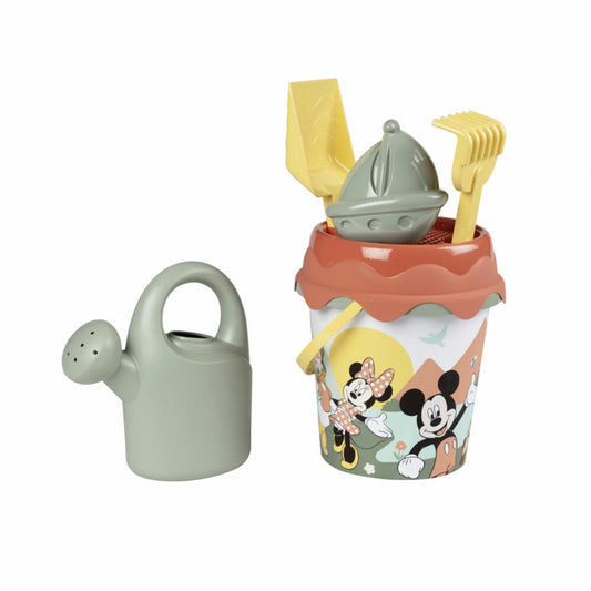 Smoby Life Micky Eimergarnitur mit Gießkanne, Sandspielzeug, Eimer, Schaufel, Spielzeug, 7600862174