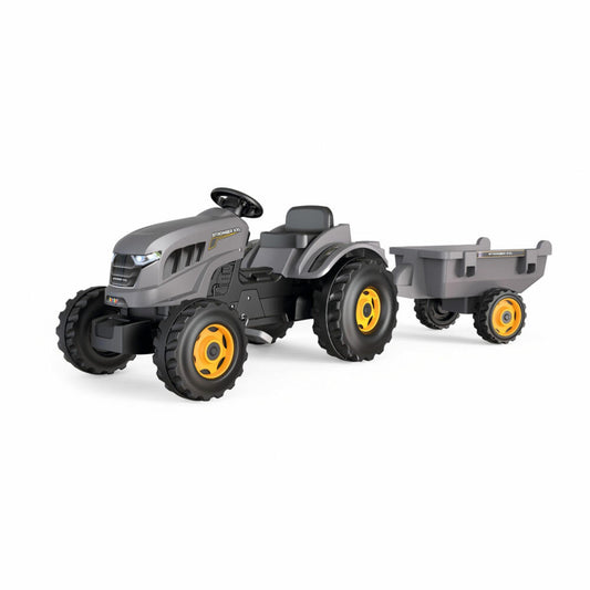 Smoby Tractor Stronger XXL with Trailer, Pedal Vehicle, Pedal Tractor, Toy, Children, 7600710202