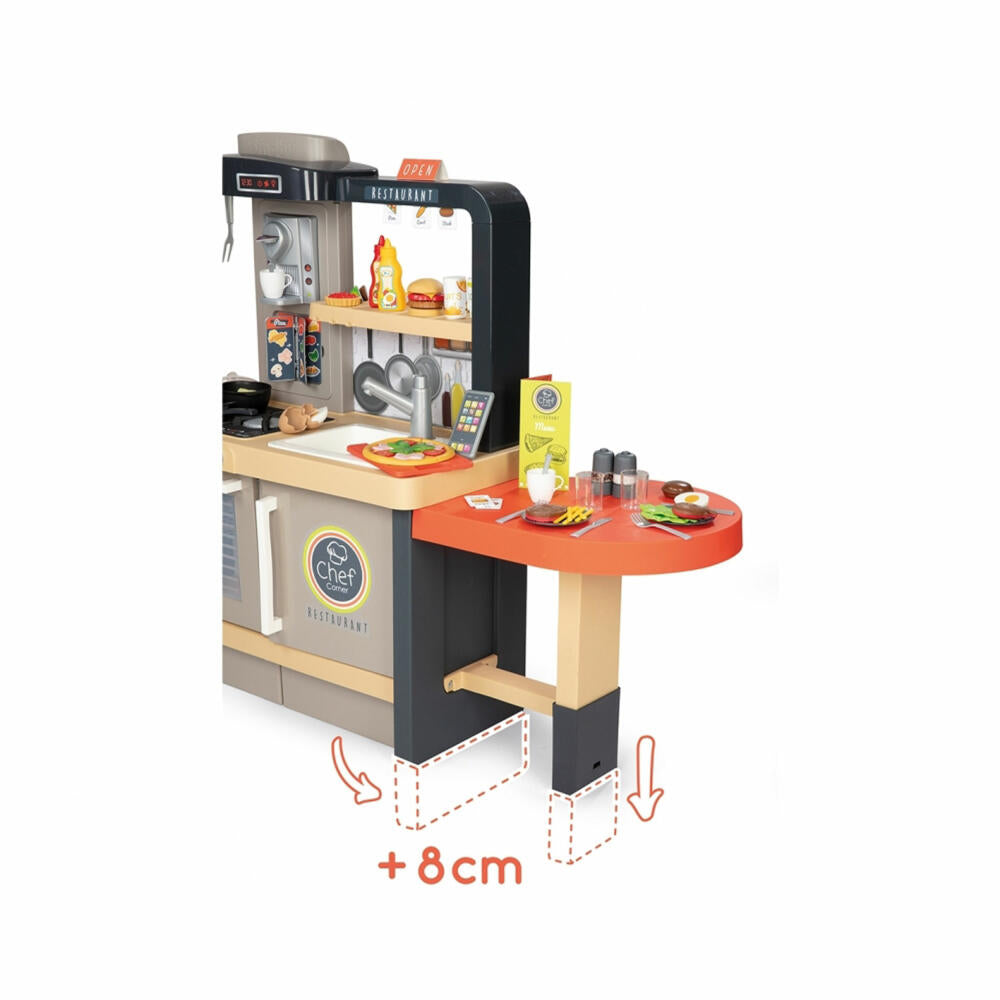 Smoby Restaurant Chef Corner, Spielküche, Kinderküche, Kinder Küche, Spielzeug, 7600312303
