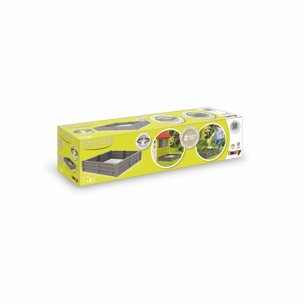 Smoby Sandkasten Square Garden, Pflanzbeet, Gemüsegarten, Kinder, Spielzeug, 7600850208