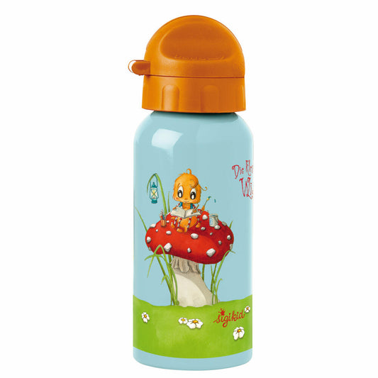 sigikid & friends Die kleine Spinne Widerlich Trinkflasche, Kindertrinkflasche, Kinder Flasche, Wasserflasche, Edelstahl / Kunststoff, 52882