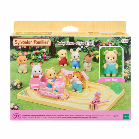 Sylvanian Families Baby Adventure Train, Mini Playsets, Railway, Locomotive, Children, 5320