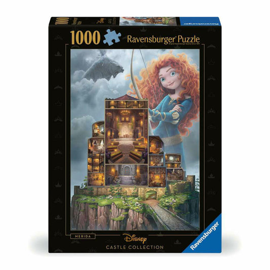 Ravensburger Puzzle Disney Castles - Merida, Erwachsenenpuzzle, 1000 Teile, 12000263