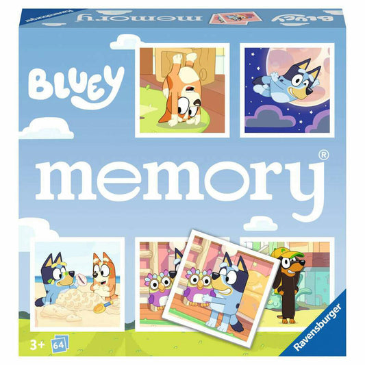 Ravensburger game memory Bluey, memo game, laying game, memory game, 22646