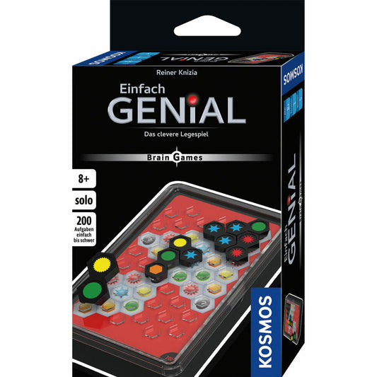 KOSMOS Simply Brilliant Brain Games, logic game, thinking game, puzzle game, from 8 years, 684341