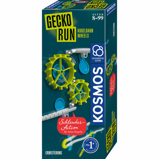 KOSMOS Gecko Run Wheels extension, addition, marble run, accessories, from 8 years, 621315